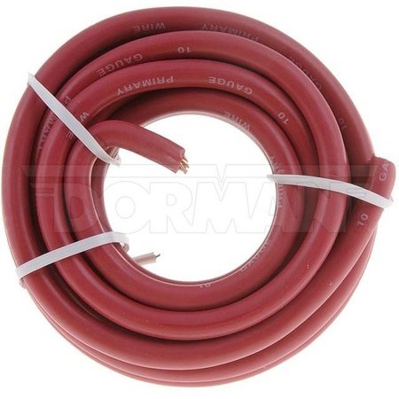 MOTORMITE 10 GAUGE RED PRIMARY WIRE- CARD 85700